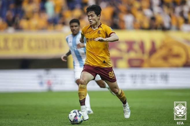 광주 FC 주세종. 사진=대한축구협회