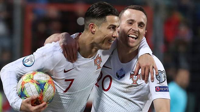 크리스티아누 호날두(왼쪽)과 디오구 조타