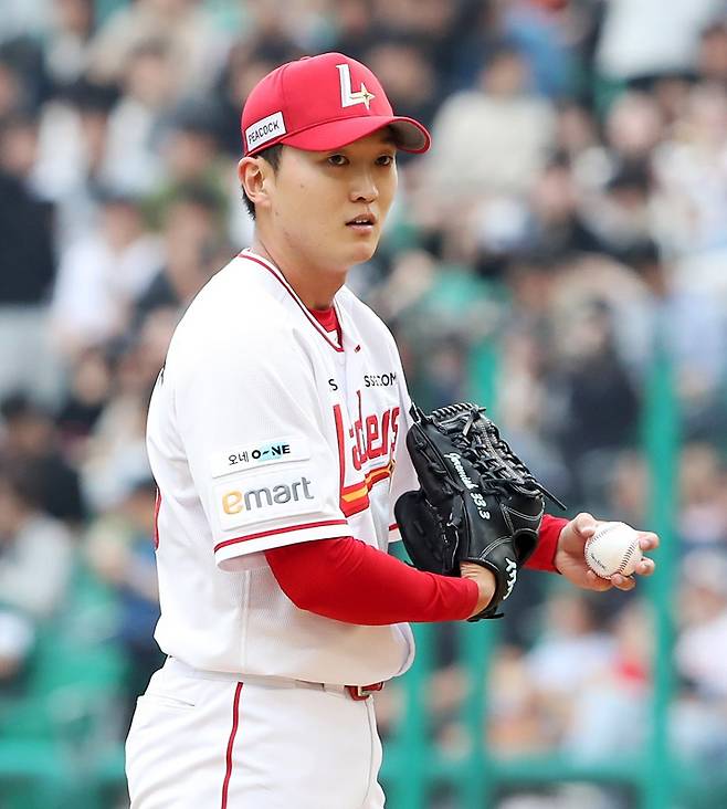 SSG 김건우는 최근 선발기회를 받고 있지만, 제구 난조로 고전하고 있다. 사진제공｜SSG 랜더스