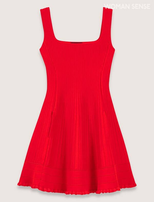 레드 미니 드레스 57만9천원 마쥬