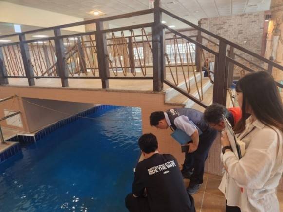 물놀이시설 안전점검 [경기도 제공. 재판매 및 DB 금지]