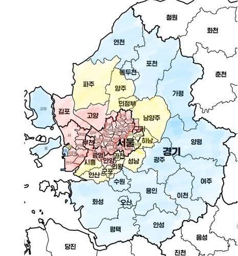 러브버그 확산 예상 지도 [다음카페 '여성시대' 캡처. 재판매 및 DB 금지]