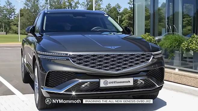 제네시스 차세대 GV80 예상도