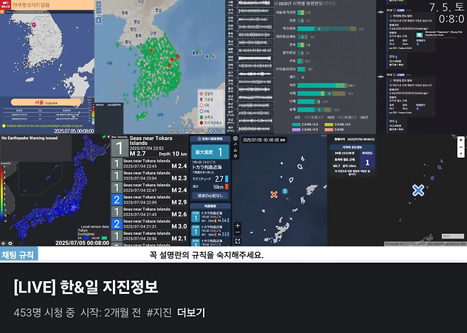 현재 엄청나게 대기중인 일본 지진 상황실 라이브 방송.jpg
