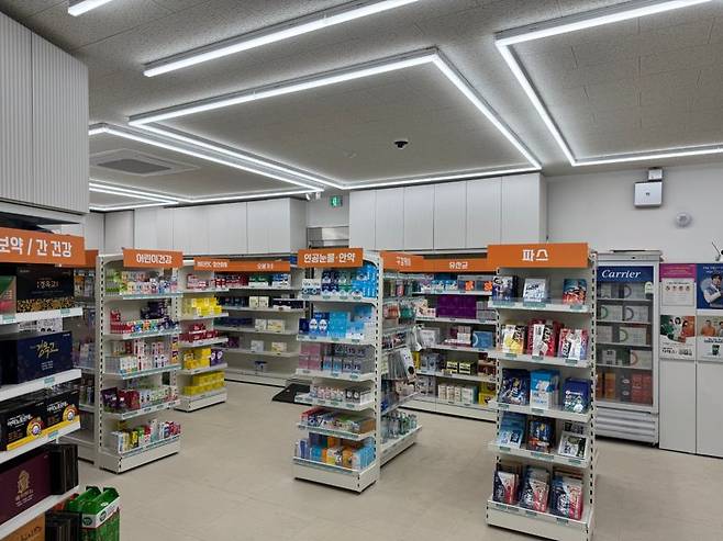 광주 동구 대림동의 123약국 내부 전경. 사진=123약국