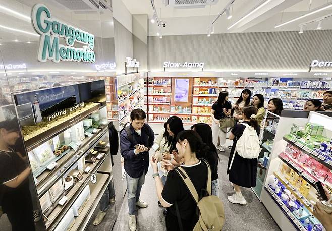 올리브영 강릉타운점 전경. 올리브영 제공