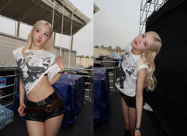 그룹 블랙핑크 로제는 최근 '싸이 흠뻑쇼 서머스웨그 2025(SUMMERSWAG2025)' 게스트로 깜짝 등장했다. 로제 SNS