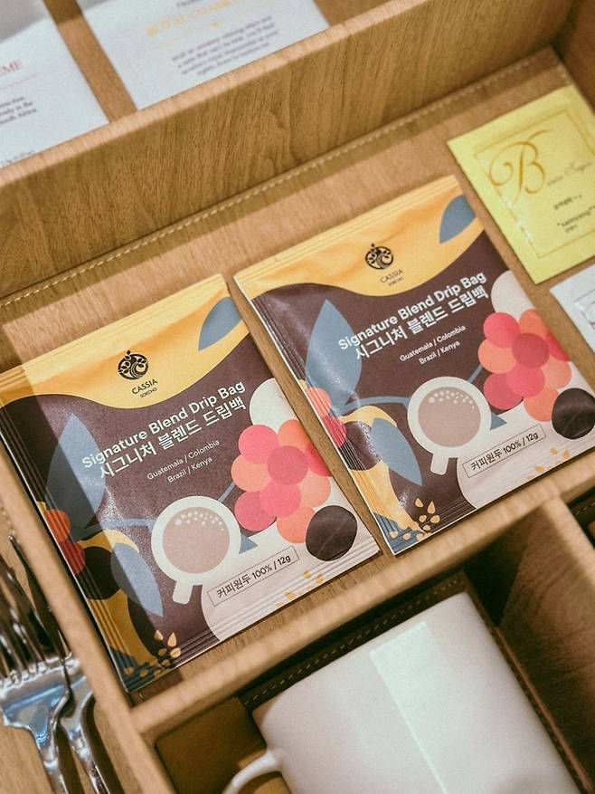 총지배인이 직접 참여한 커피 / 사진=권효정 여행+ 기자