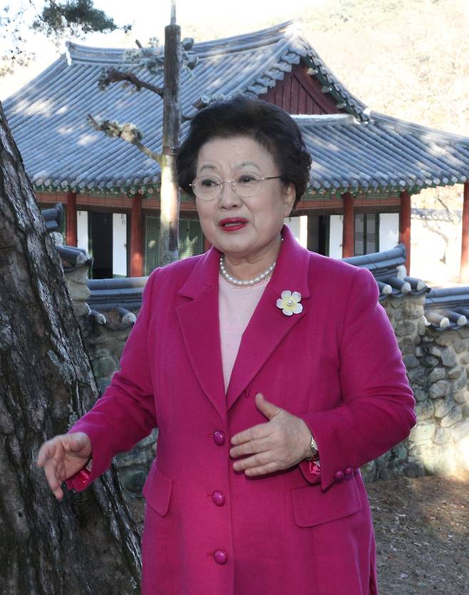 200218 이배용
이배용 세계유산분과위원회 위원장, 소수서원  2020.2.18 <이승환기자>