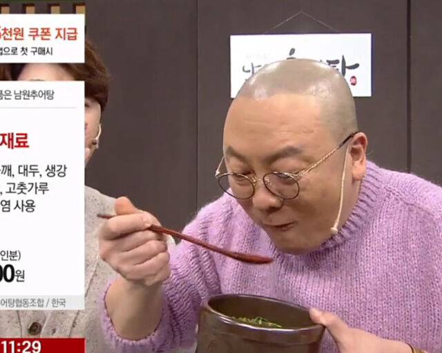 염경환이 예능 본부장들에게 시청률이 떨어지는 이유에 대해 설명했다. / 현대홈쇼핑 캡처