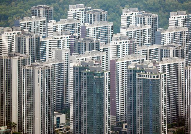 서울 강동구 올림픽파크포레온의 모습. [연합]