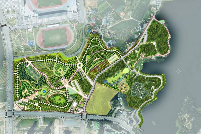 충주 시민의 숲 조감도. 충주시 제공