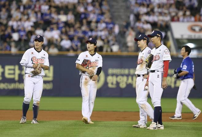 두산 베어스 선수단. /사진=두산 베어스 제공
