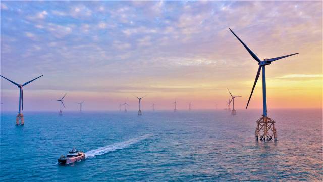 SK오션플랜트가 제작해 대만 서부 장화현 해상풍력발전단지에 설치한 해상풍력 하부구조물. SK오션플랜트 제공