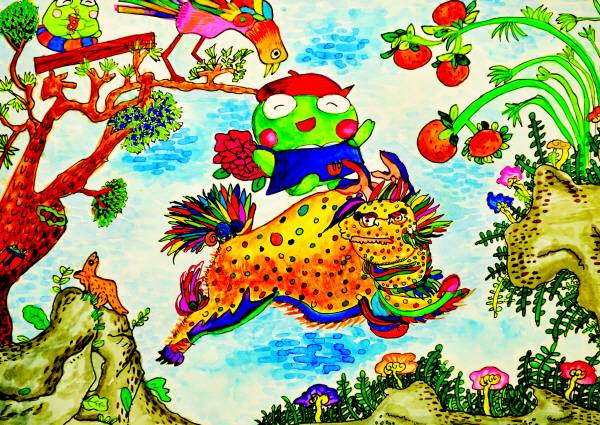 고학년 최우수상(이인선 국회의원상) 김시현 영신초 4-3 미래를 향해 날아라,뚜비!