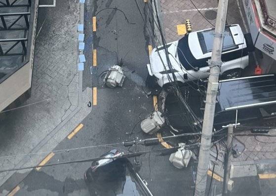 강남 발렛파킹 직원 대참사..