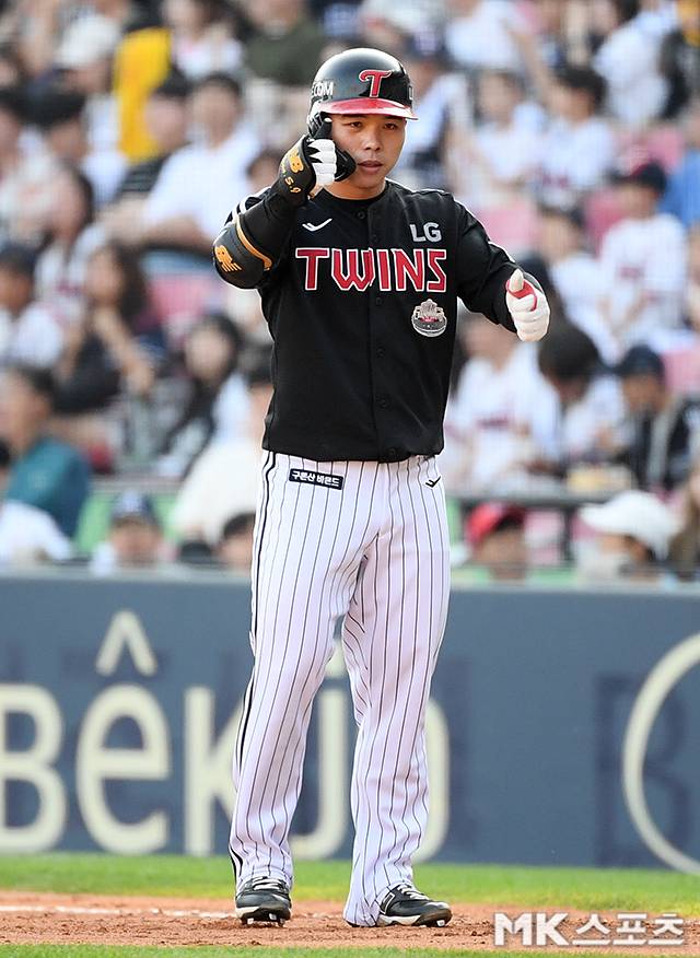 문성주는 6일 대구 삼성전에서 물오른 타격감을 뽐냈다. 사진=천정환 기자