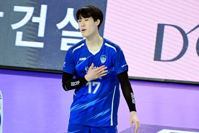 2년차 시즌의 이윤수./KOVO