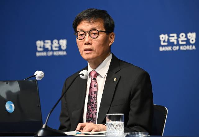 이창용 한국은행 총재가 올 5월 29일 서울 중구 한국은행에서 열린 금통위 금리 결정에 대한 기자 간담회에서 발언하고 있다. 사진공동취재단
