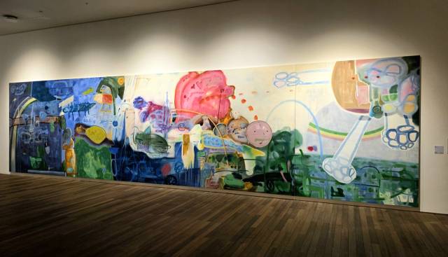 서울 관악구 서울대학교미술관에서 열리고 있는 ‘도상의 추상’에 전시된 박경률 작가의 '생활(2025)'/김경미 기자