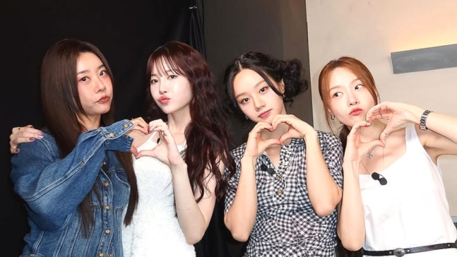 데뷔 15주년 자축 메시지를 올린 걸그룹 걸스데이. 사진 혜리 SNS 캡처