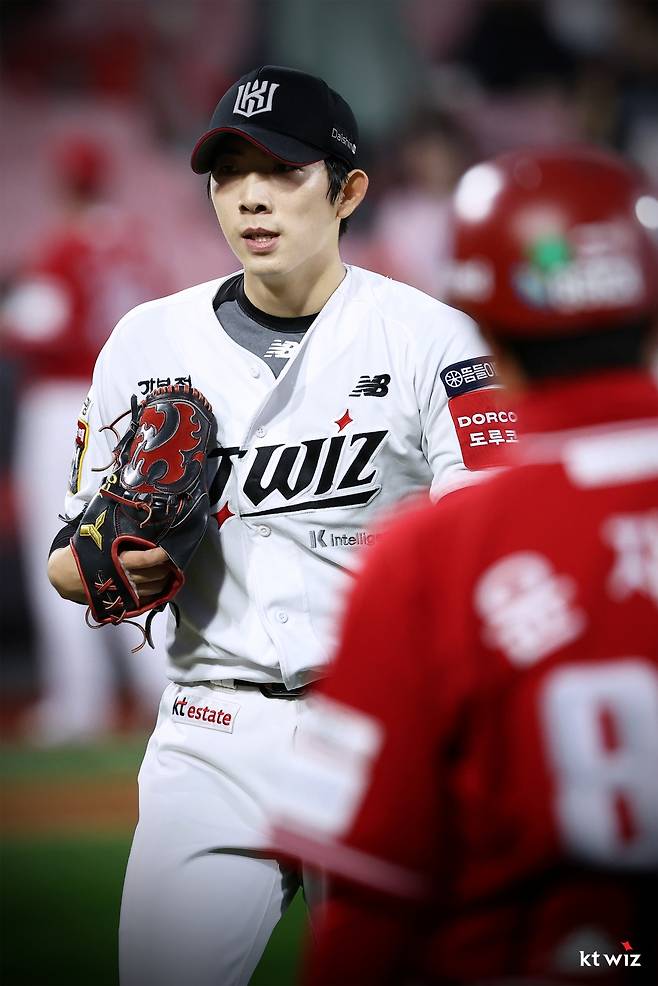 KT 위즈 투수 오원석. /사진=KT 위즈 제공
