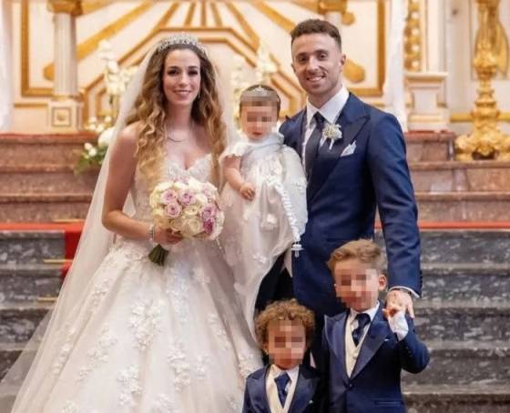 지오구 조타의 웨딩 사진. /사진=루테 카르도소 SNS 갈무리