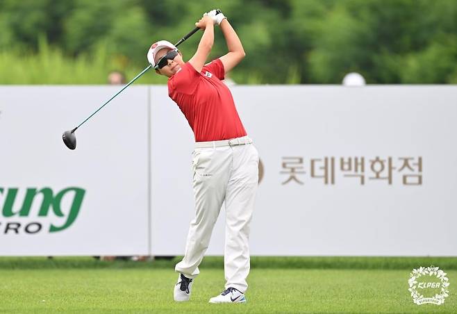 티샷 날리는 김효주 [KLPGA 투어 제공. 재배포 및 DB 금지]