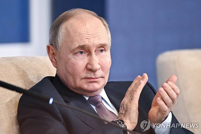 블라디미르 푸틴 러시아 대통령 [타스 연합뉴스 자료사진. 재판매 및 DB 금지]