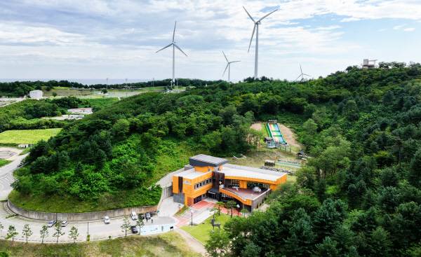 별파랑공원에 있는 유아숲 체험장.