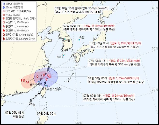 (사진=기상청 홈페이지)