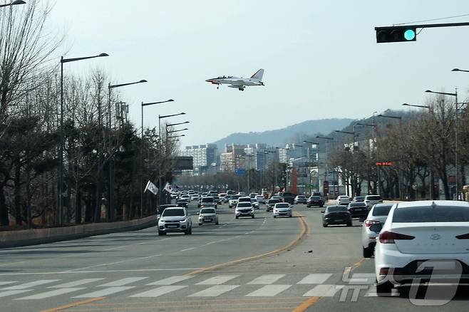 광주 군공항 전투기 훈련. (광산구 제공. 재판매 및 DB 금지) ⓒ News1