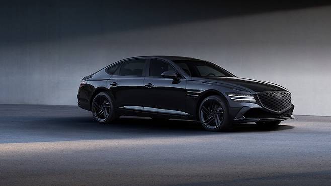 제네시스 G80 블랙