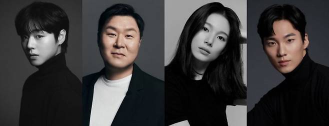 왼쪽부터 배우 박지훈, 윤경호, 한동희, 이홍내