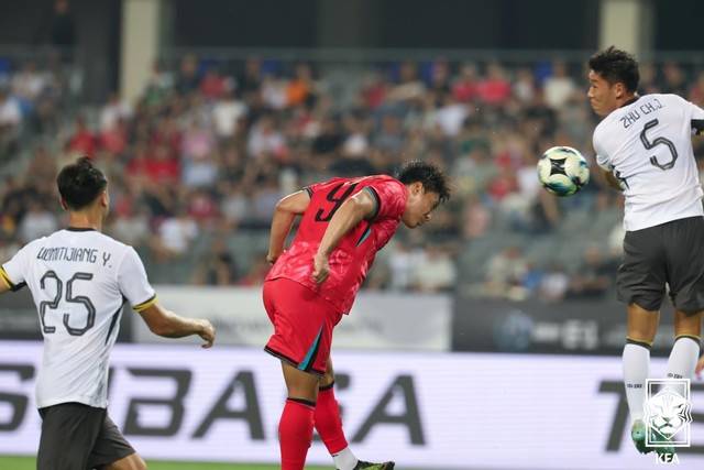주민규에게 내준 문제의 실점 상황 ⓒ대한축구협회