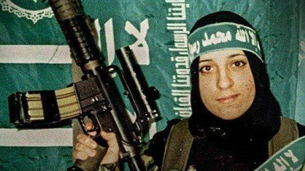 최초의 여성 자살폭탄 테러범 림 리야시. X 캡처