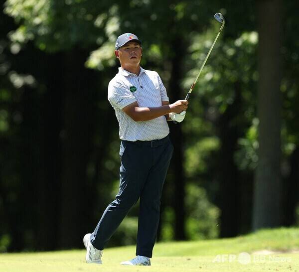 2025년 미국프로골프(PGA) 투어 존디어 클래식에 출전한 김시우 프로.사진제공=ⓒAFPBBNews = News1