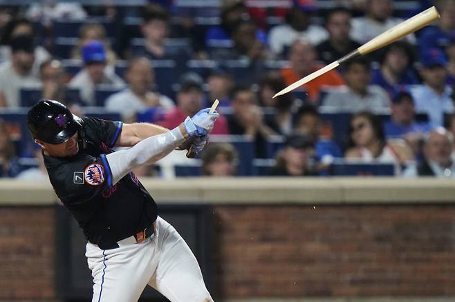 <yonhap photo-2593="">메이저리그를 대표하는 슬러거인 피트 알론소. [AP=연합뉴스]</yonhap>