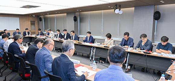 대구시 간부회의가 열리고 있다 [사진=대구시]