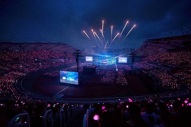 그룹 블랙핑크 콘서트 전경 /사진=YG엔터테인먼트 제공