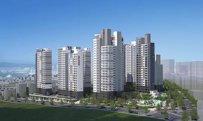 고척 푸르지오 힐스테이트 투시도. [더피알]