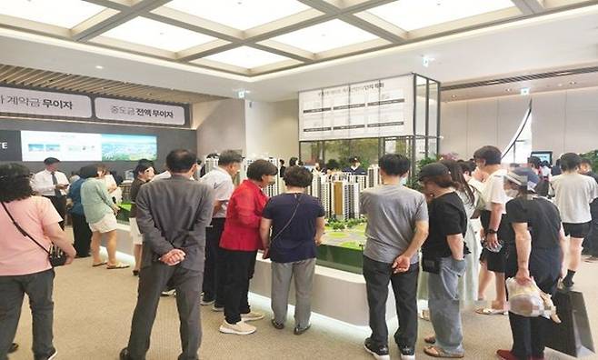 [서울=뉴시스] HL디앤아이한라 '부발역 에피트 에디션' 견본주택. (사진=HL디앤아이한라 제공) 2025.07.07. photo@newsis.com *재판매 및 DB 금지