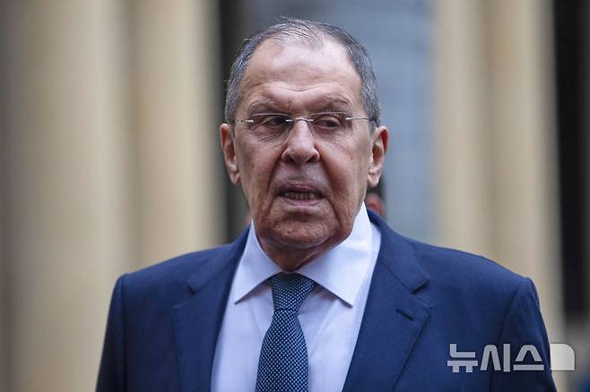 [리우데자네이루=AP/뉴시스] 세르게이 라브로프 러시아 외무장관. 2025.04.30.