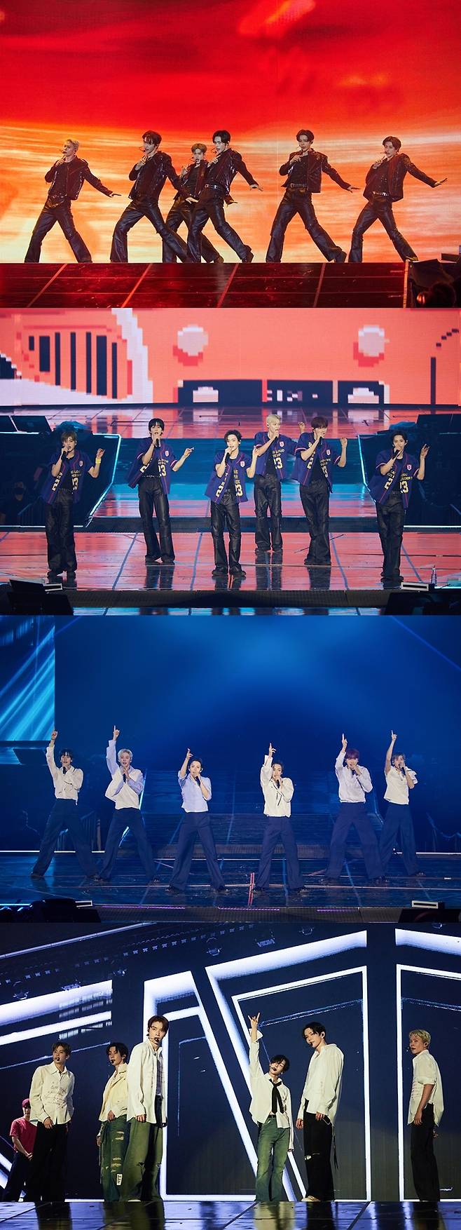 라이즈는 첫 곡 '잉걸'부터 마지막 곡 '인사이드 마이 러브'까지 총 24곡을 무대에 올렸다. SM엔터테인먼트 제공