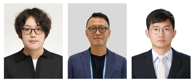 최승호(왼쪽부터) KETI 수석연구원, 조우석 선임연구원, 박해선 중앙대 교수 연구팀 /사진 제공=KETI