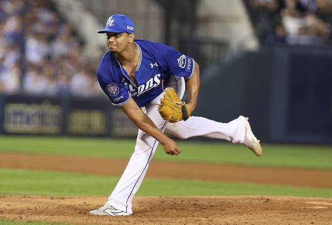 ▲ 가라비토가 리그에 잘 적응한다면 삼성은 내년 외국인 선수 구성에서도 고민을 지울 수 있다 ⓒ삼성라이온즈