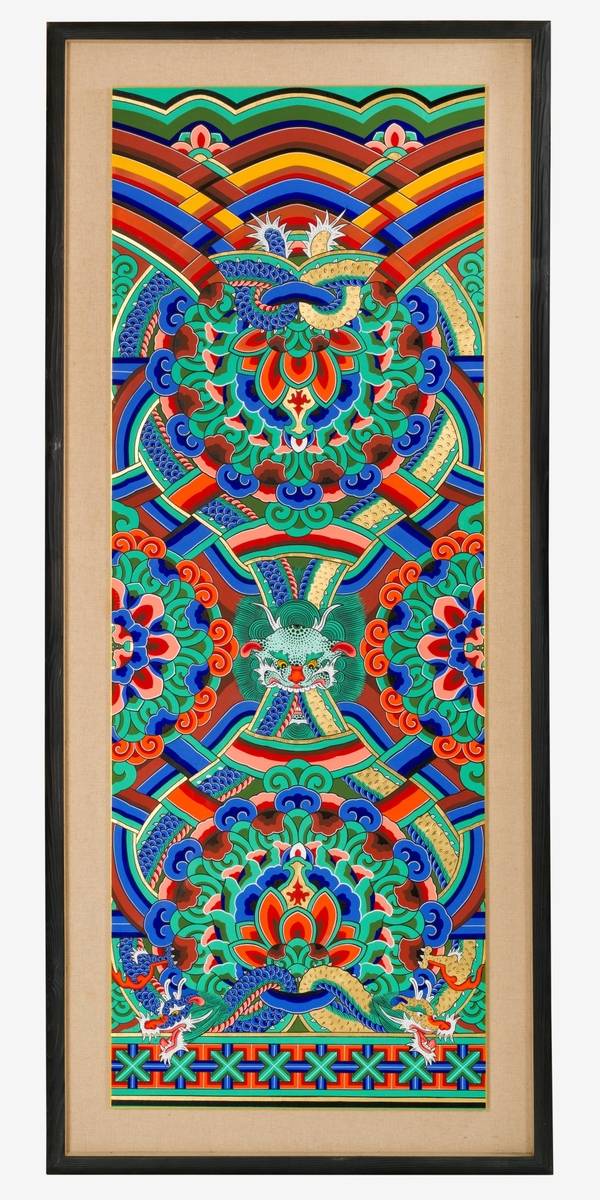 홍점석 선생이 작업한 '대량초 단청문양' [국가유산청 제공. 재판매 및 DB 금지]