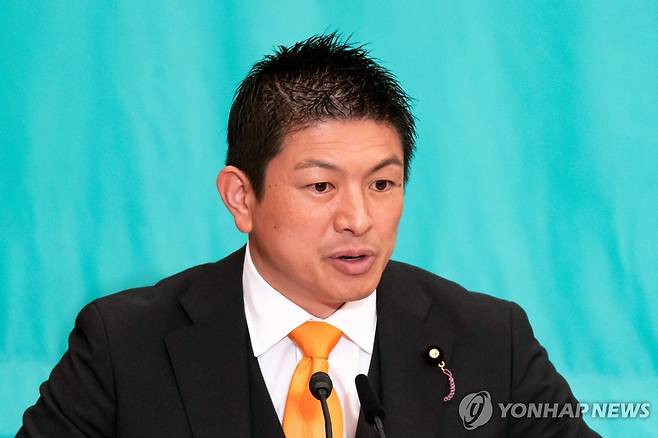 가미야 소헤이 일본 참정당 대표 [AFP 연합뉴스 자료사진. 재판매 및 DB 금지]