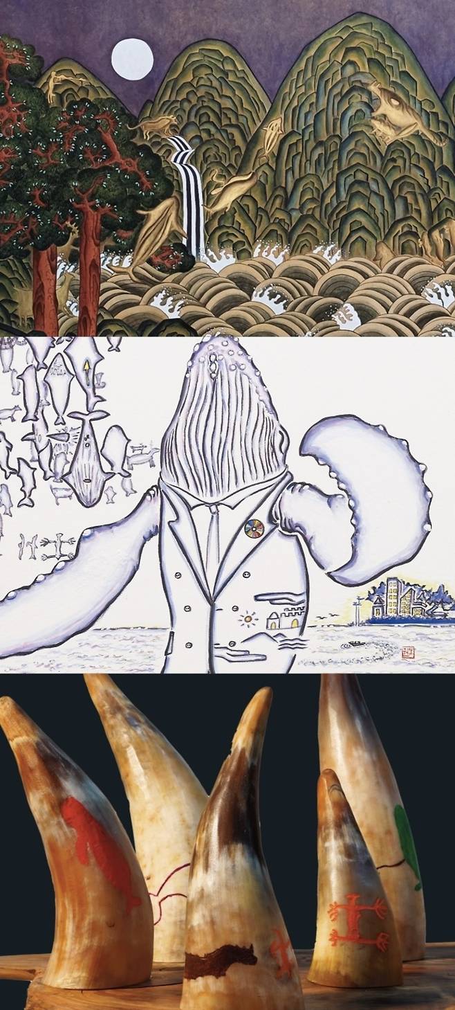 (윗쪽부터) 이도경 작, 이영자 작, 최원석 작.