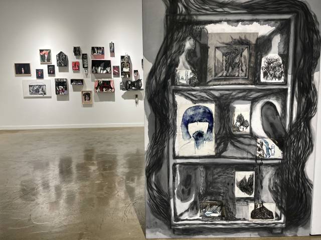 갤러리오모크 전시장 전경. 이연정 기자